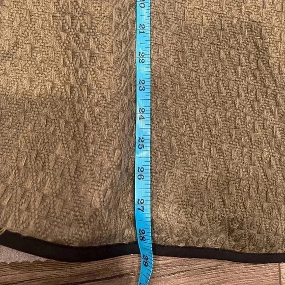 [OS]Free People Swept Away Houndstooth Ruana Poncho Cape  Brown Tan - Picture 7 of 9